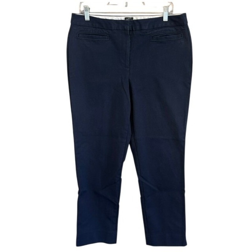 Talbots Women's Navy Blue Hampshire Curvy Dress‎ Pants 12 Career